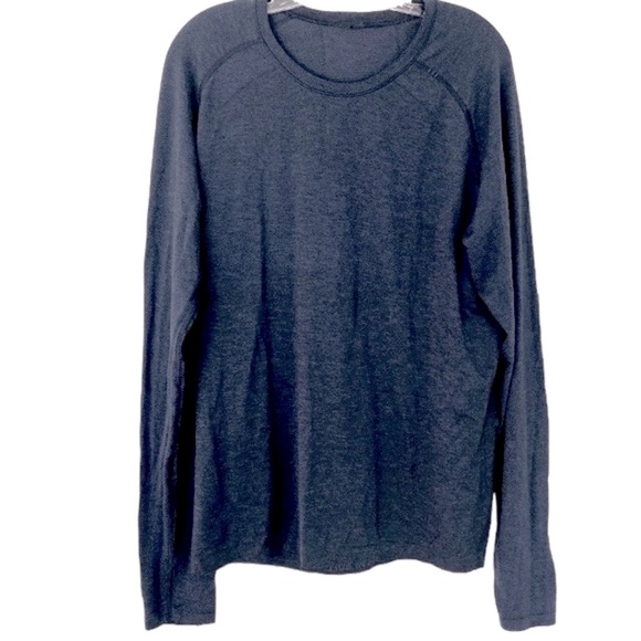 lululemon athletica Other - Lululemon Metal Vent Tech Long Sleeve Navy Blue Workout Top Sz Large